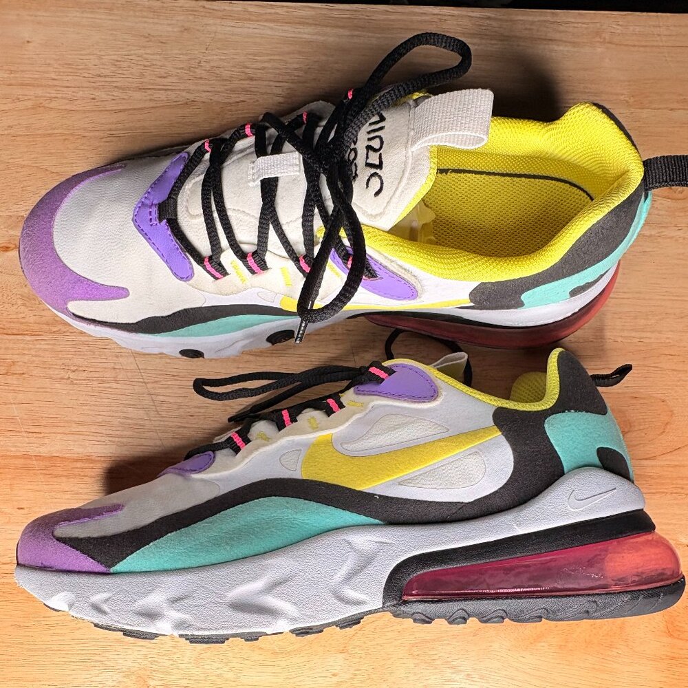 Nike Air Max React ‘Geometric Abstract’ | White M… - image 7